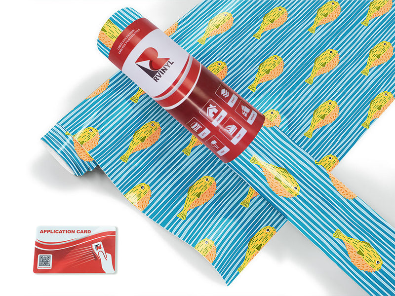 pufferfish journey salt water Craft Vinyl Roll