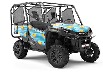 Pufferfish Journey Marine Life Utility Vehicle Vinyl Wrap