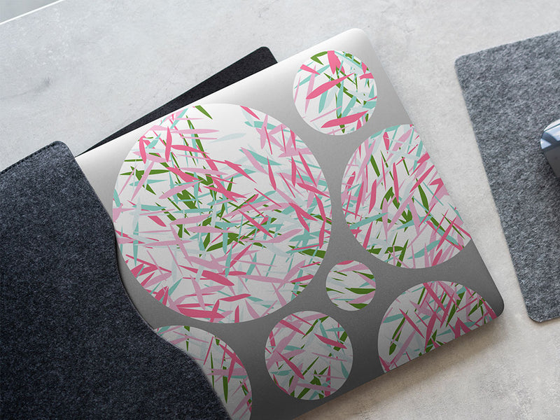 pulling teeth abstract geometric DIY Laptop Stickers