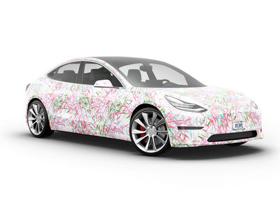 Pulling Teeth Abstract Vehicle Vinyl Wrap