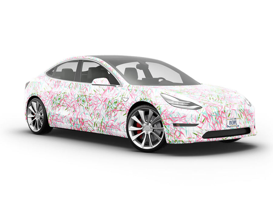 Pulling Teeth Abstract Vehicle Vinyl Wrap