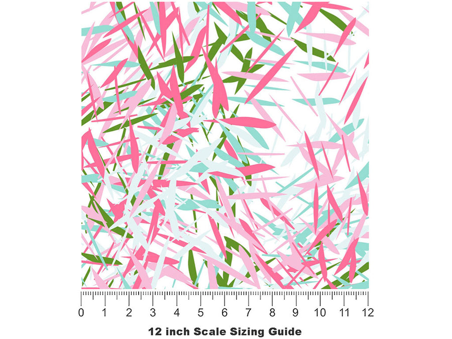 Pulling Teeth Abstract Vinyl Film Pattern Size 12 inch Scale~Rwraps Pulling Teeth Abstract Sizing Chart~2