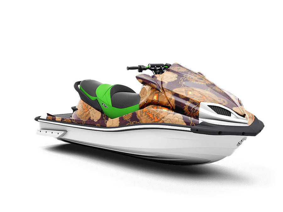 Pumpkin Breath Steampunk Jet Ski Vinyl Customized Wrap