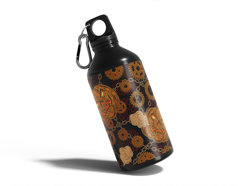 pumpkin breath steampunk Water Bottle DIY Stickers
