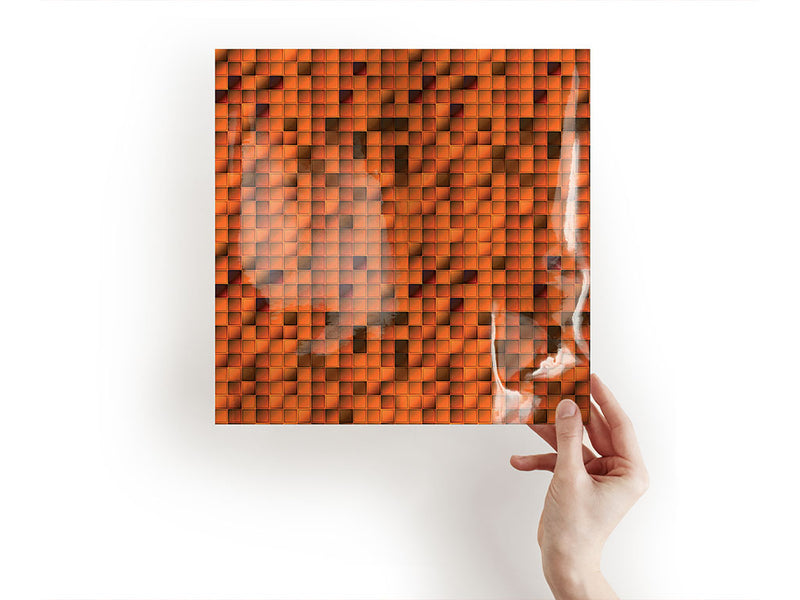 pumpkin cubes mosaic Craft Sheets
