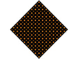 Pumpkin Orange Polka Dot Vinyl Wrap Pattern