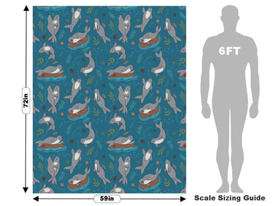 Puppy Love Marine Life Vehicle Wrap Scale~Rwraps Series 914 Puppy Love Marine Life Measurements~1