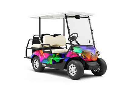 Pure Joy Art Deco Wrapped Golf Cart