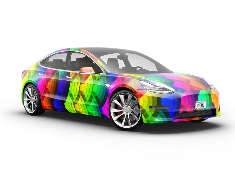 Pure Joy Art Deco Vehicle Vinyl Wrap