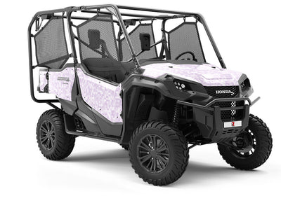 Pure Snow Pixel Utility Vehicle Vinyl Wrap