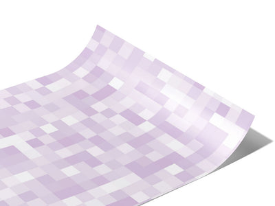 Pure Snow Pixel Vinyl Wraps~Rwraps Series 914 Digitally Printed Vinyl Wrap~0