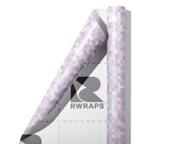 Pure Snow Pixel Wrap Film Sheets~Rwraps Series 914 Pure Snow Pixel Scrolled Sheet~3