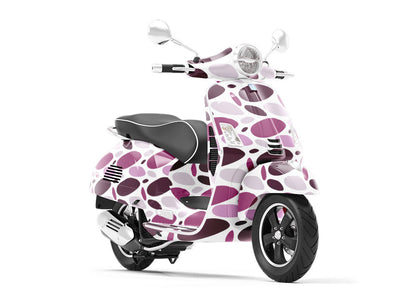 Purple  Cobblestone Vespa Scooter Wrap Film