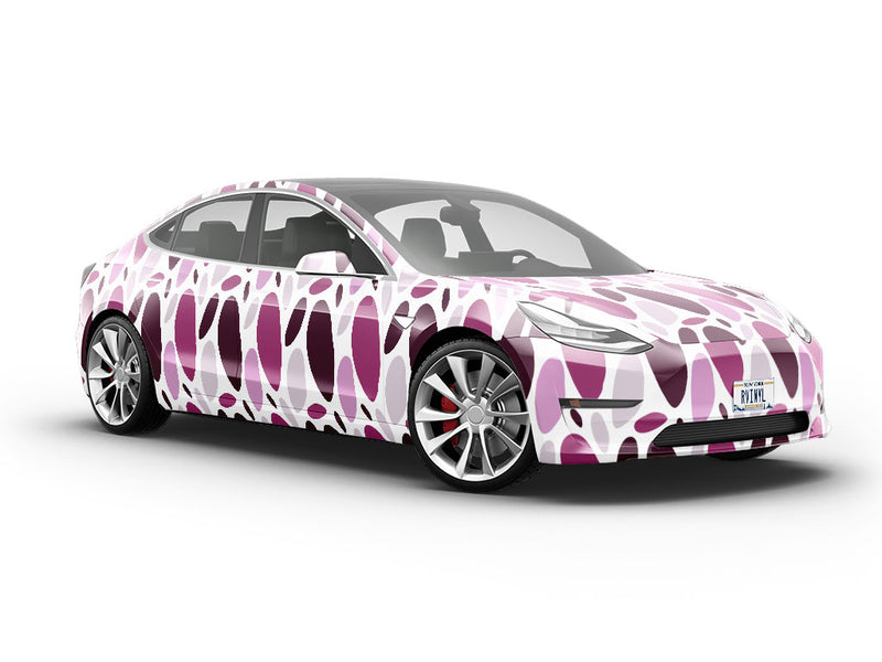 Purple  Cobblestone Vehicle Vinyl Wrap