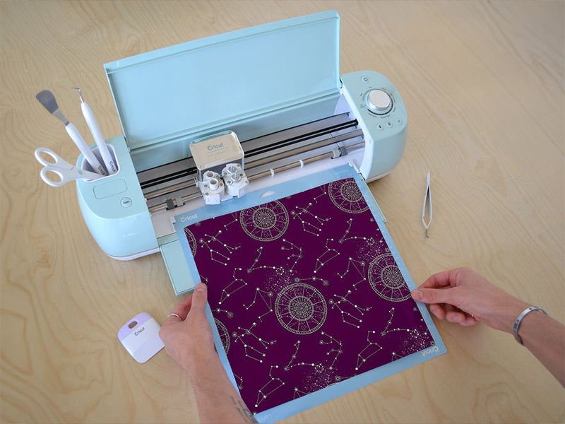 purple aeons astrology Cricut Compatible Vinyl