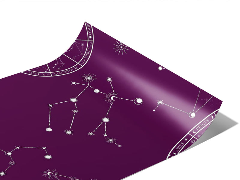 Purple Aeons Astrology Vinyl Wraps~Rwraps Series 914 Digitally Printed Vinyl Wrap~0