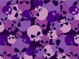 Purple Calvaria Halloween Vinyl Wrap Pattern~Rwraps Series 914 Digitally Printed Vinyl Wrap~0