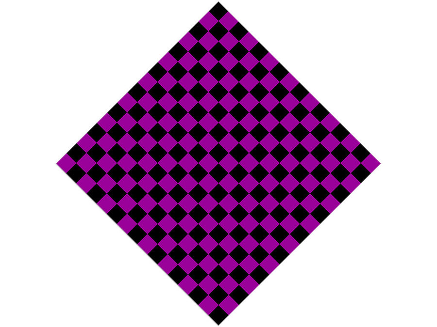 Purple Checkered Vinyl Wrap Pattern