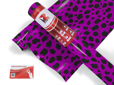 purple cheetah animal print Craft Vinyl Roll