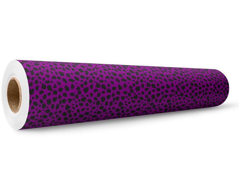 Purple Cheetah Wrap Film Wholesale Roll~Rwraps Series 914 Digitally Printed Vinyl Roll~6