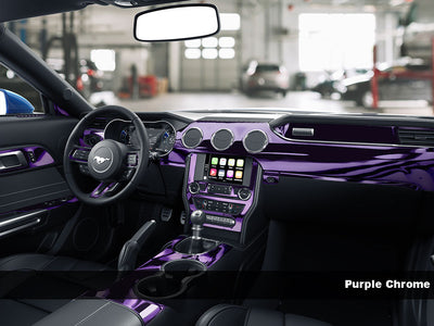 Purple Chrome Dash Trim Kit Finish