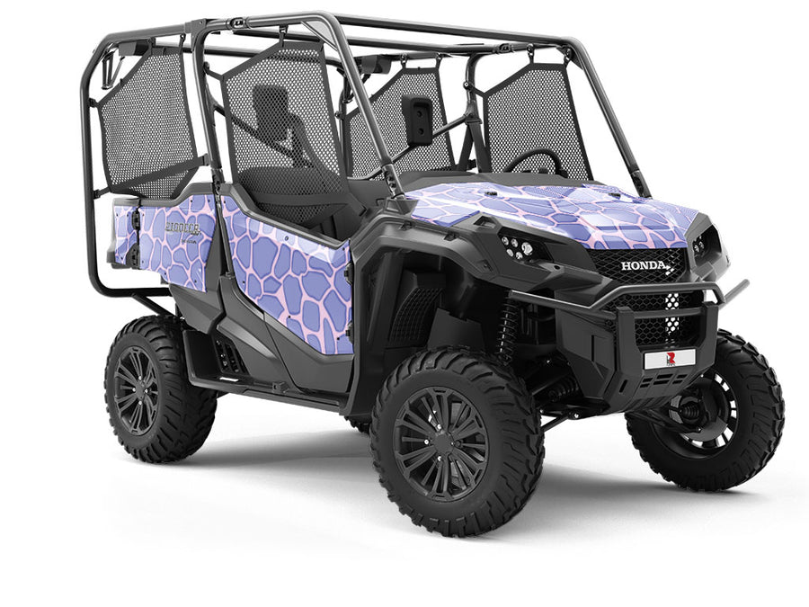Purple  Cobblestone Utility Vehicle Vinyl Wrap
