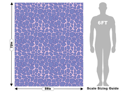 Purple  Cobblestone Vehicle Wrap Scale~Rwraps Series 914 Purple  Cobblestone Measurements~2