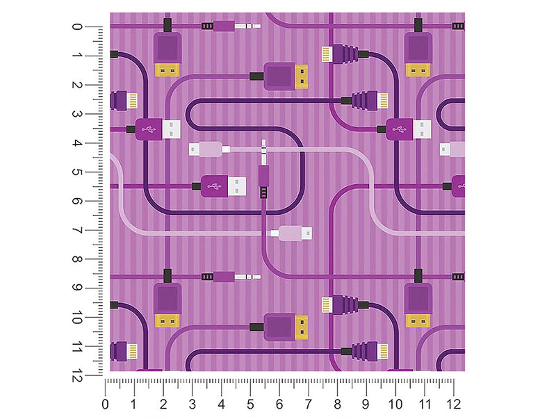 Purple Cords Technology Vehicle Wrap Scale~Rwraps Series 914 Purple Cords Technology Measurements~2