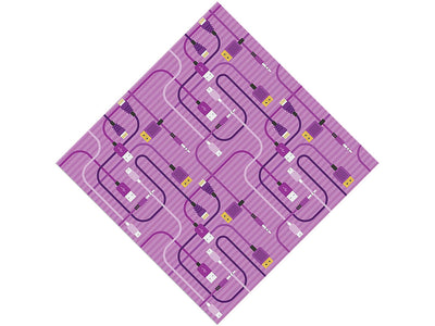 Purple Cords Technology Vinyl Wrap Pattern~Rwraps Series 914 Digitally Printed Vinyl Wrap~0