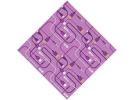 Purple Cords Technology Vinyl Wrap Pattern~Rwraps Series 914 Digitally Printed Vinyl Wrap~0