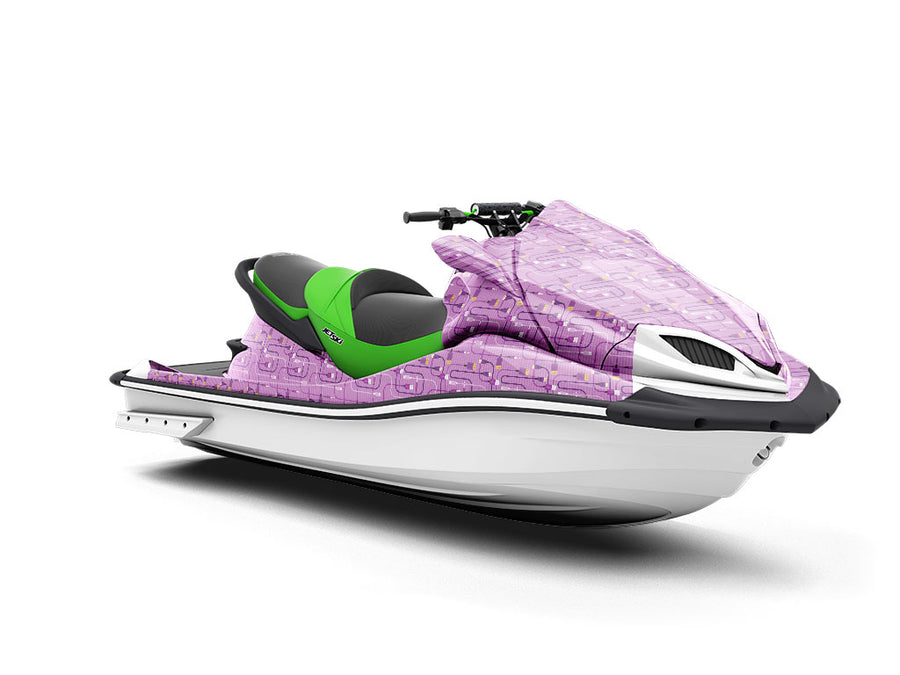 Purple Cords Technology Jet Ski Vinyl Customized Wrap