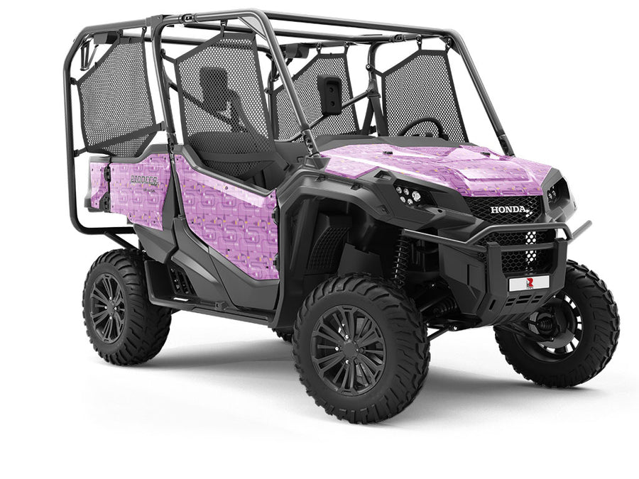 Purple Cords Technology Utility Vehicle Vinyl Wrap