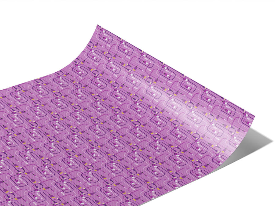 Purple Cords Technology Vinyl Wraps~Rwraps Series 914 Digitally Printed Vinyl Wrap~1