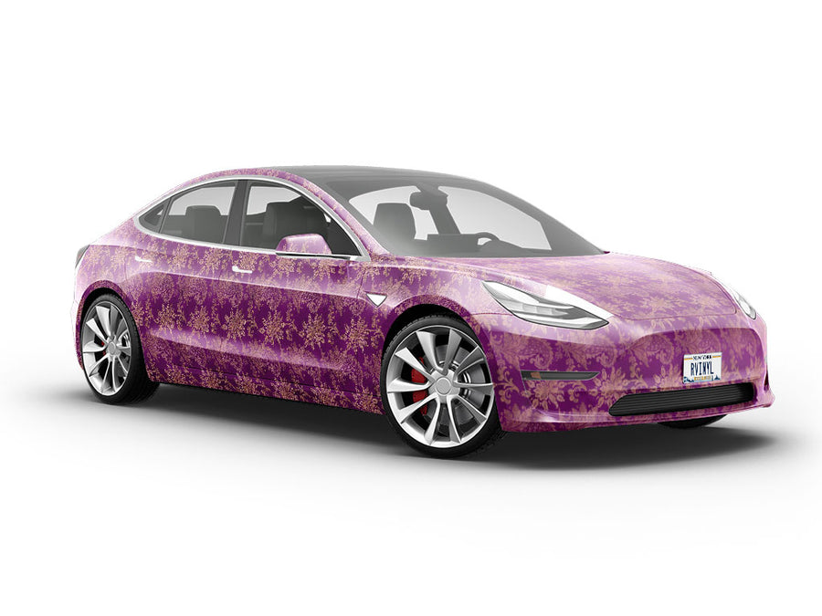 Purple Cornucopia Witch Vehicle Vinyl Wrap