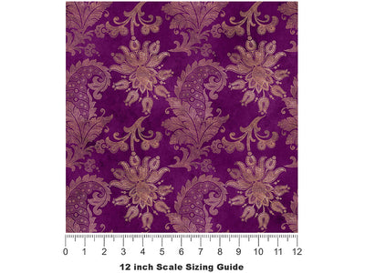 Purple Cornucopia Witch Vinyl Film Pattern Size 12 inch Scale~Rwraps Purple Cornucopia Witch Sizing Chart~2