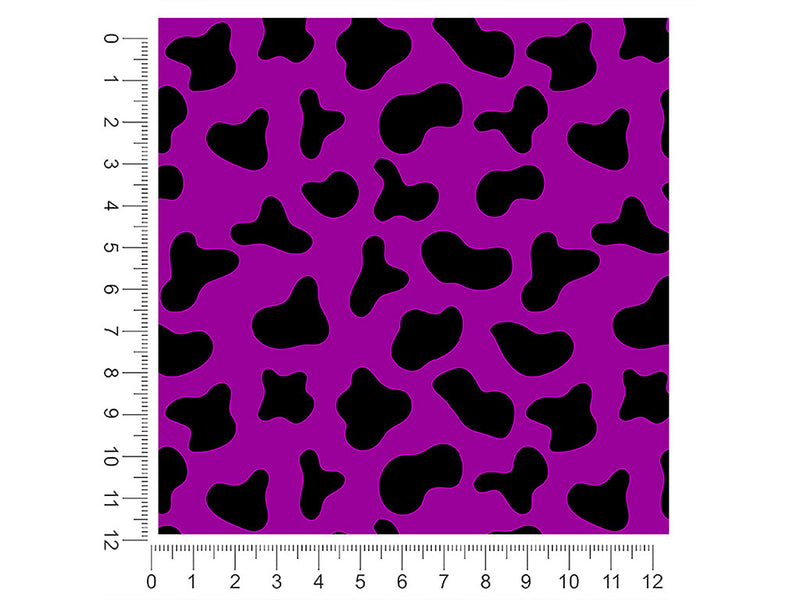purple cow animal print 1ft x 1ft Craft Sheets