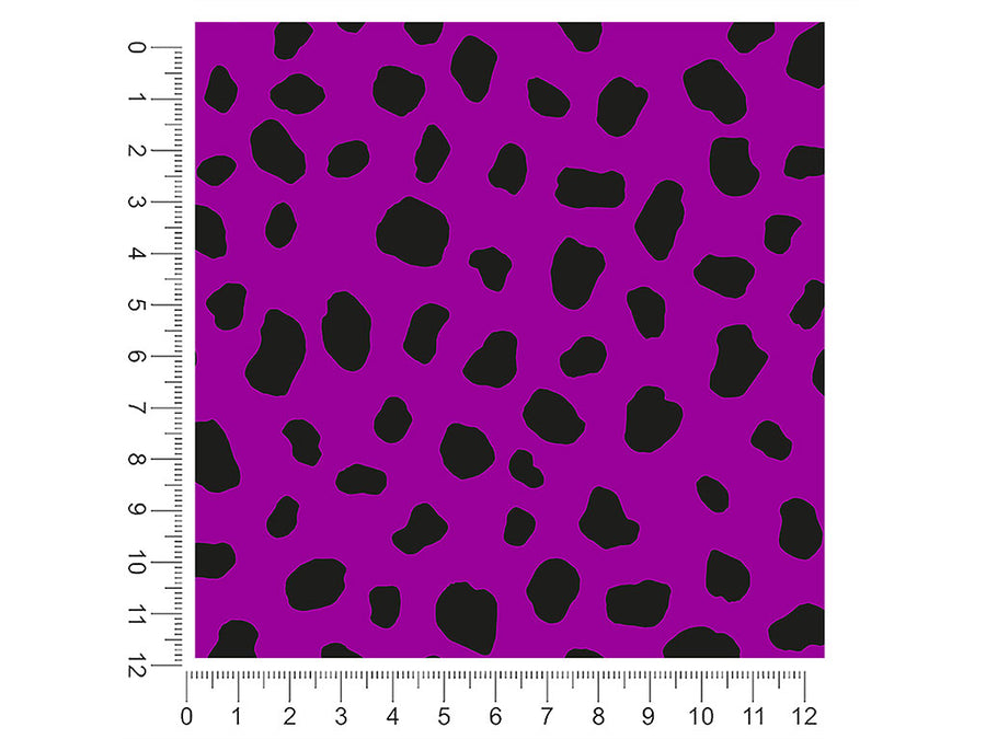 purple dalmation animal print 1ft x 1ft Craft Sheets