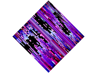 Purple Distortion Technology Vinyl Wrap Pattern~Rwraps Series 914 Digitally Printed Vinyl Wrap~0
