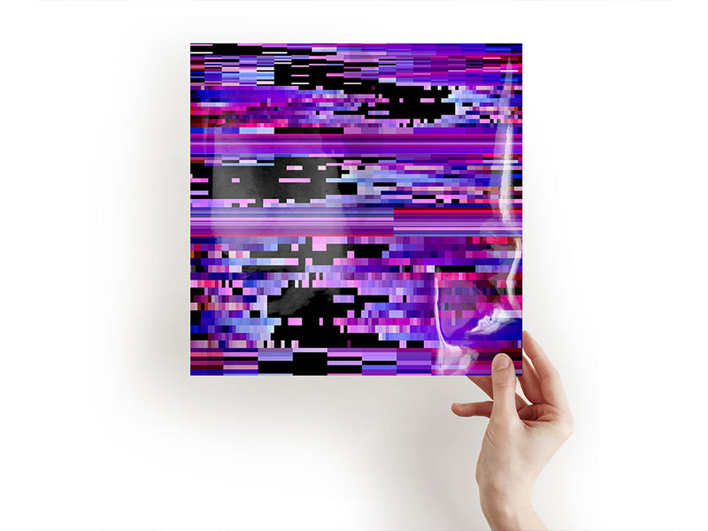 Purple Distortion Technology Vinyl Wraps~Rwraps Series 914 Digitally Printed Vinyl Wrap~1