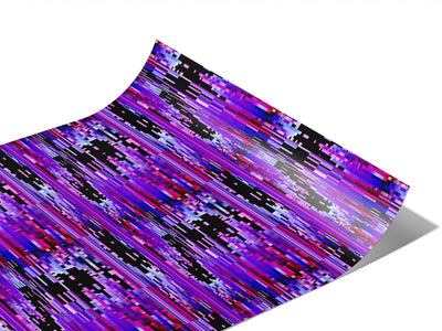 Purple Distortion Technology Vinyl Wraps~Rwraps Series 914 Digitally Printed Vinyl Wrap~1