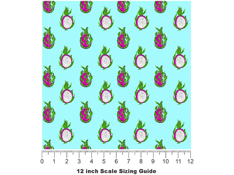 Purple Haze Fruit Vinyl Film Pattern Size 12 inch Scale~Rwraps Purple Haze Fruit Sizing Chart~2