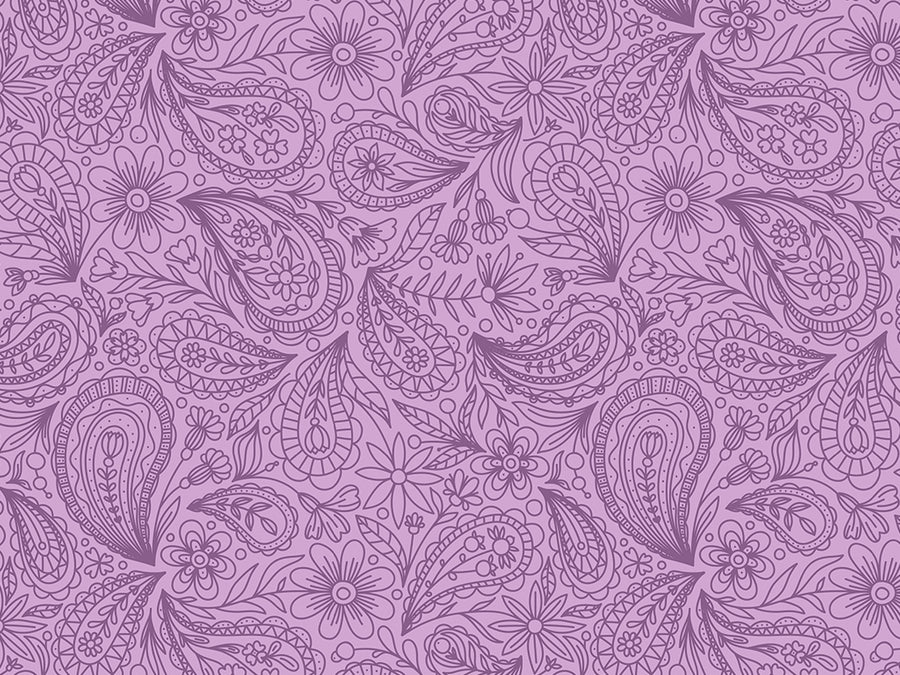 Purple Haze Paisley Vinyl Wrap Pattern~Rwraps Series 914 Digitally Printed Vinyl Wrap~0