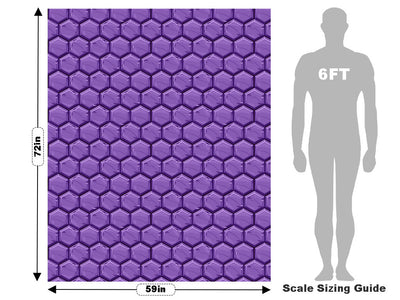 Purple  Brick Vehicle Wrap Scale~Rwraps Series 914 Purple  Brick Measurements~2