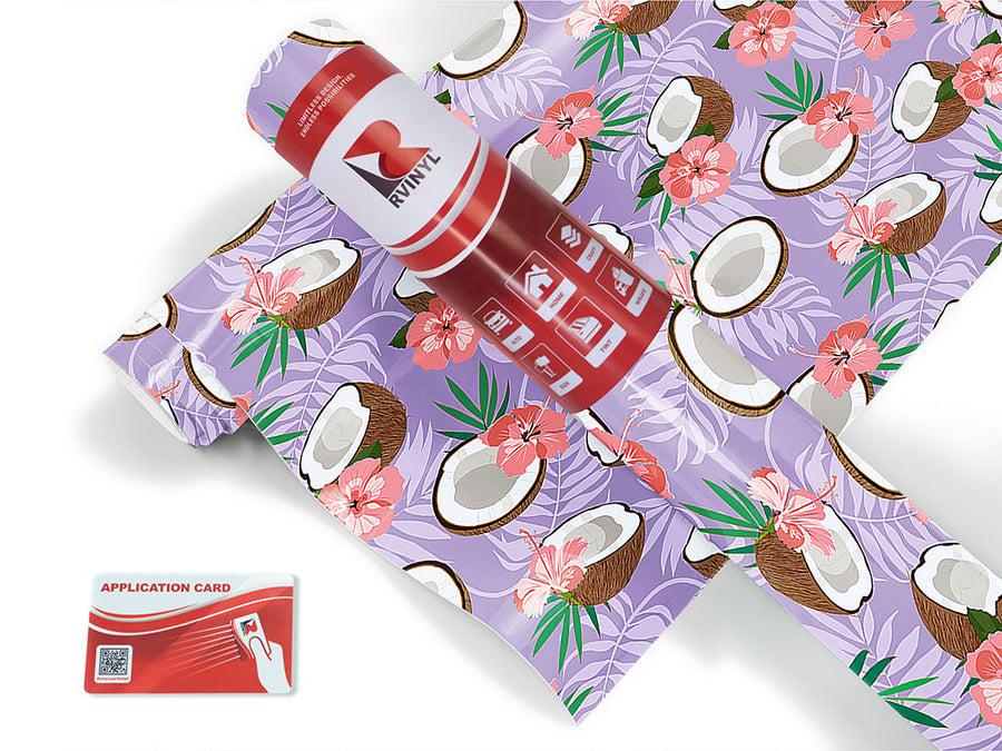 purple hibiscus fruit Craft Vinyl Roll