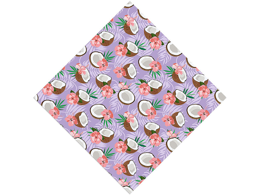 Purple Hibiscus Fruit Vinyl Wrap Pattern