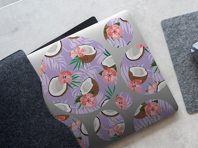 purple hibiscus fruit DIY Laptop Stickers