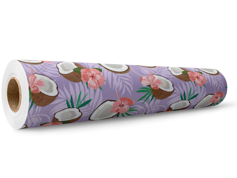 Purple Hibiscus Fruit Wrap Film Wholesale Roll~Rwraps Series 914 Digitally Printed Vinyl Roll~5
