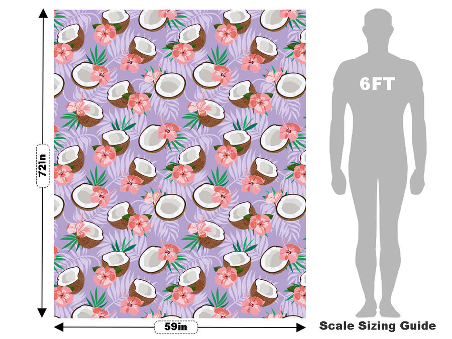 Purple Hibiscus Fruit Vehicle Wrap Scale~Rwraps Series 914 Purple Hibiscus Fruit Measurements~1