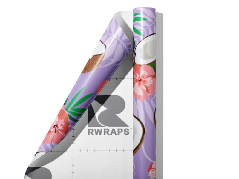 Purple Hibiscus Fruit Wrap Film Sheets~Rwraps Series 914 Purple Hibiscus Fruit Scrolled Sheet~3