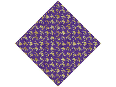 Purple Horace Egyptian Vinyl Wrap Pattern